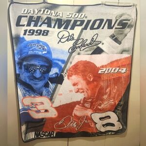 Dale Sr And Dale Jr Daytona 500 Champions Blanket